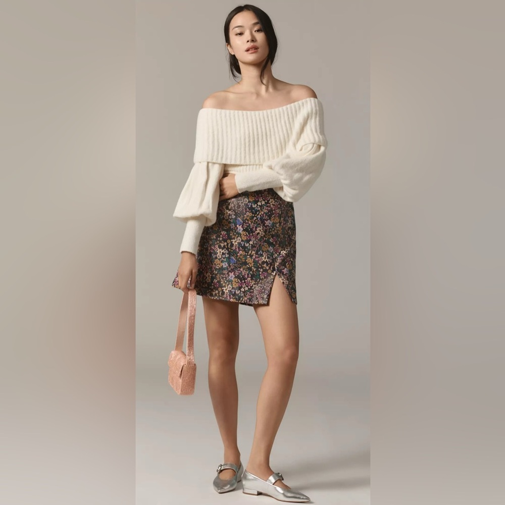 Maeve Faux-Leather Side-Slit Micro Mini Skirt

NEW WITH TAGS